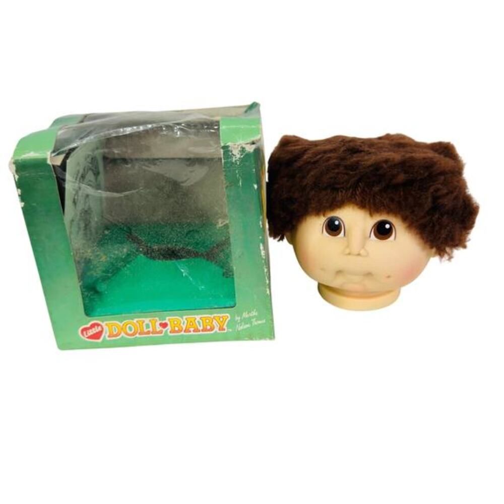 5 for $25| Original Doll Baby Doll Head by Martha Nelson Boy Brown‎ Short Hair